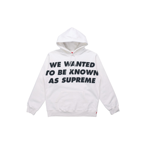 Supreme SS20 Week 1 Known As Hooded Sweatshirt