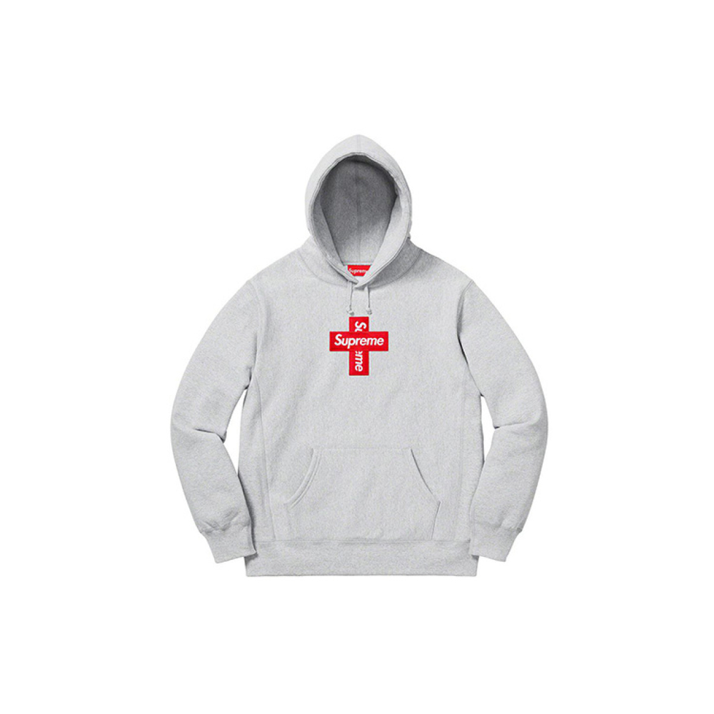 Supreme Week 15 Cross Box Logo Hooded Sweatshirt Logo