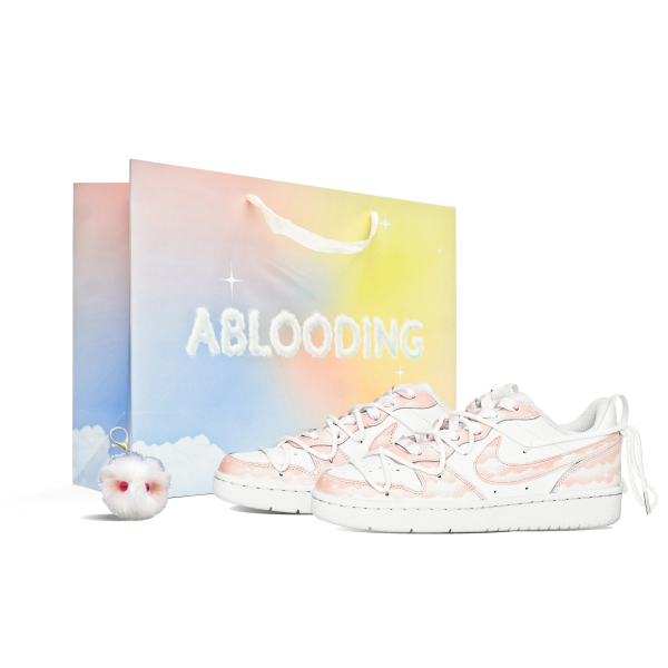 【 】 Nike Court Borough ABLOODING GS