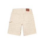 Supreme SS23 WEEK16 FRAYED PATCHWORK BAGGY DENIM SHORT logo