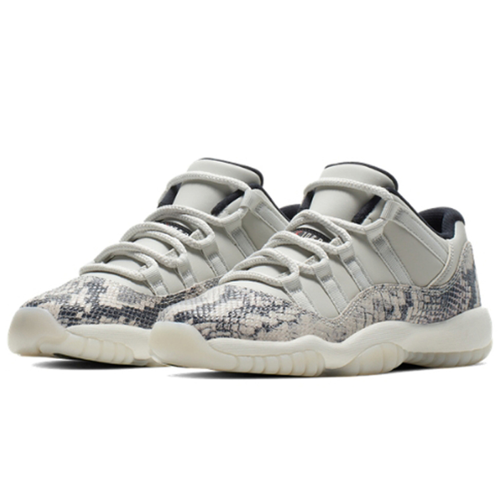 Jordan Air Jordan 11 Low Snakeskin Light Bone