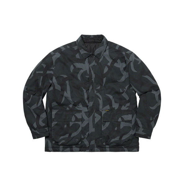 Supreme FW19 Week 8 Reversible Puffy Work Jacket