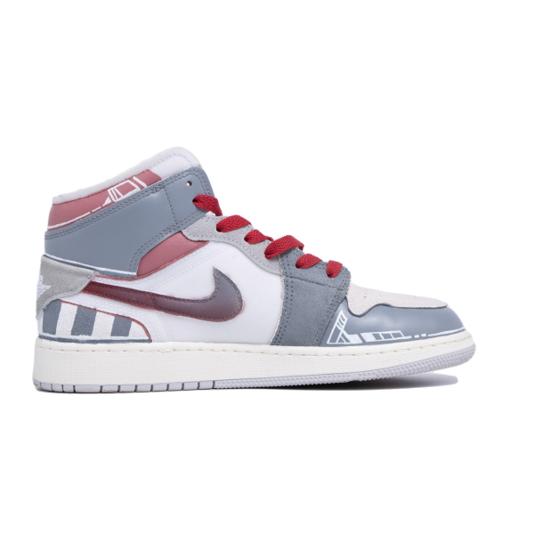 【 】 Jordan Air Jordan 1 Mid SE Craft GS