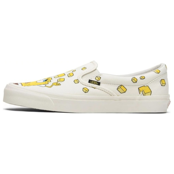 Spongebob x Vans slip-on Yellow