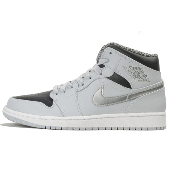 Jordan Air Jordan 1 Mid Pure Platinum Metallic Silver