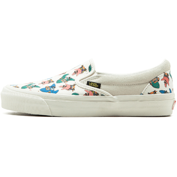 Spongebob x Vans slip-on White