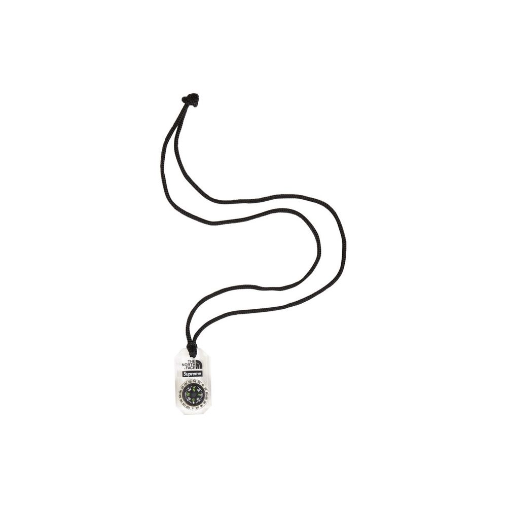 Supreme FW18 The North Face Compass Necklace Clear -