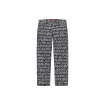 Supreme SS22 Fat Tip Jacquard Regular Jean