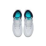 Jordan Air Jordan 1 Retro Mid White Black Hyper Jade