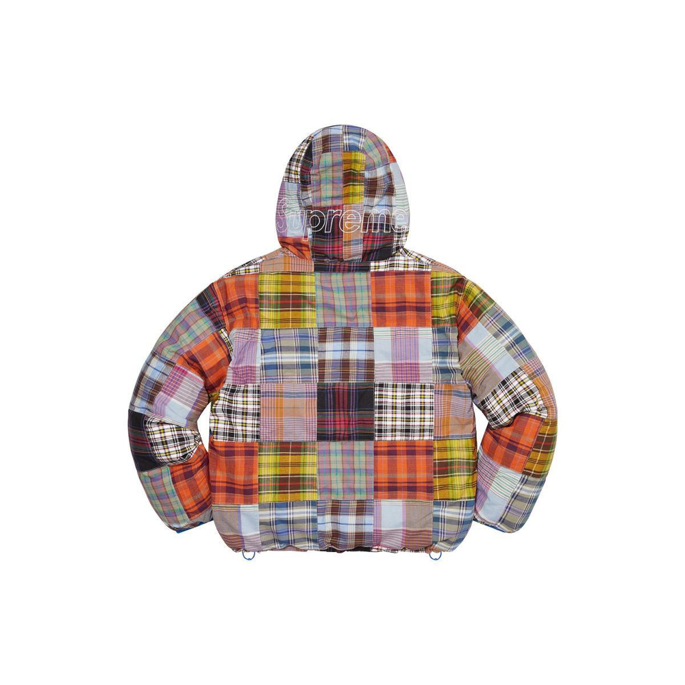 Supreme SS23 Week 1 MADRAS REVERSIBLE WINDSTOPPER® PUFFER JACKET