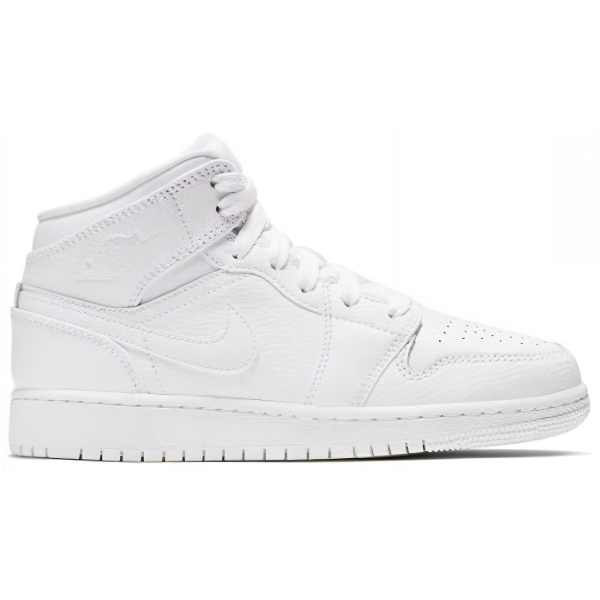 Jordan Air Jordan 1 Mid Triple White