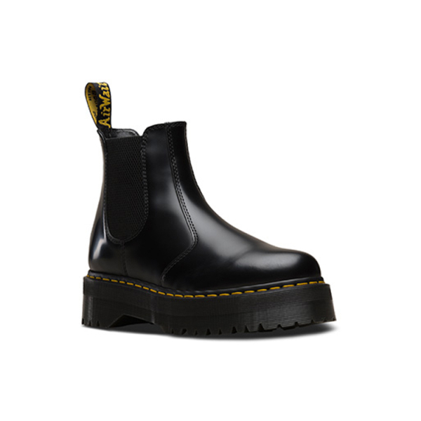 Dr.Martens Quad Leather Platform Chelsea Boots
