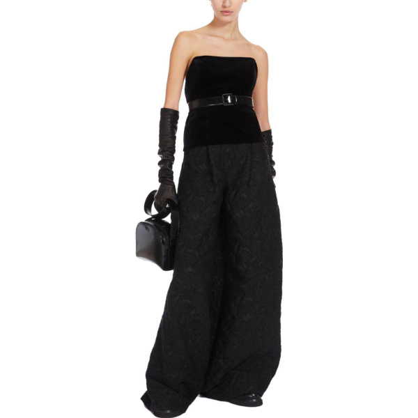 MaxMara Wide Jacquard Trousers