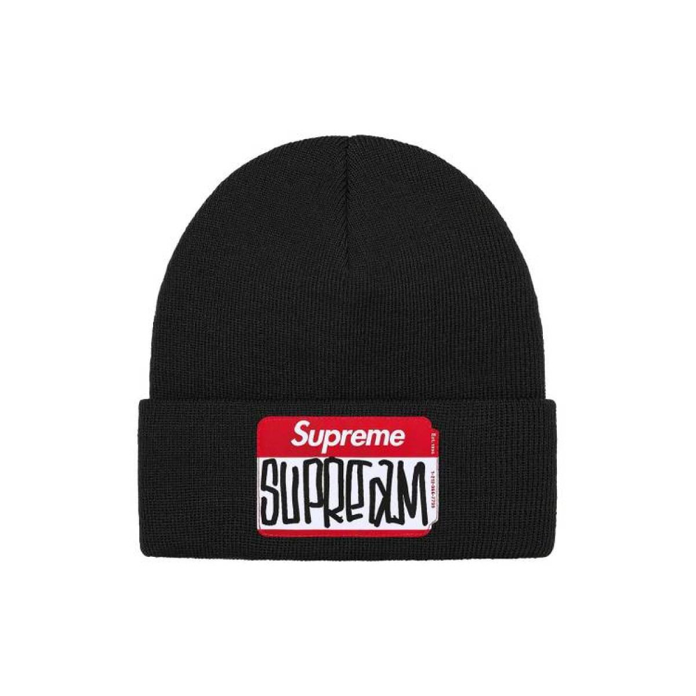 Supreme Week 7 Gonz Nametag Beanie