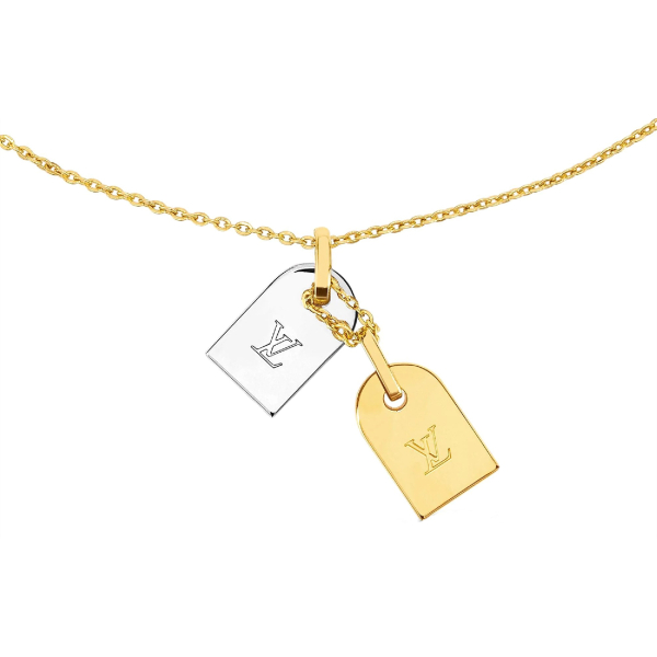 LOUIS VUITTON Nanogram LV Initials