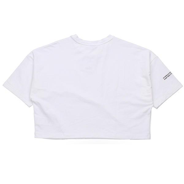 PUMA Evide Form Stripe Crop Tee Logo T
