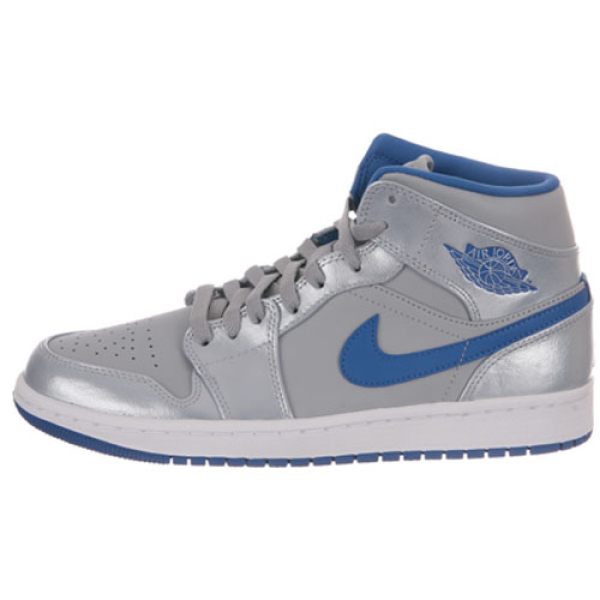 Jordan Air Jordan 1 Mid Wolf Grey Sport Blue