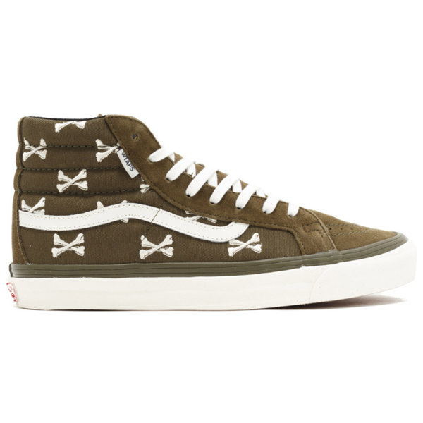Vans SK8 WTAPS Olive Crossbones