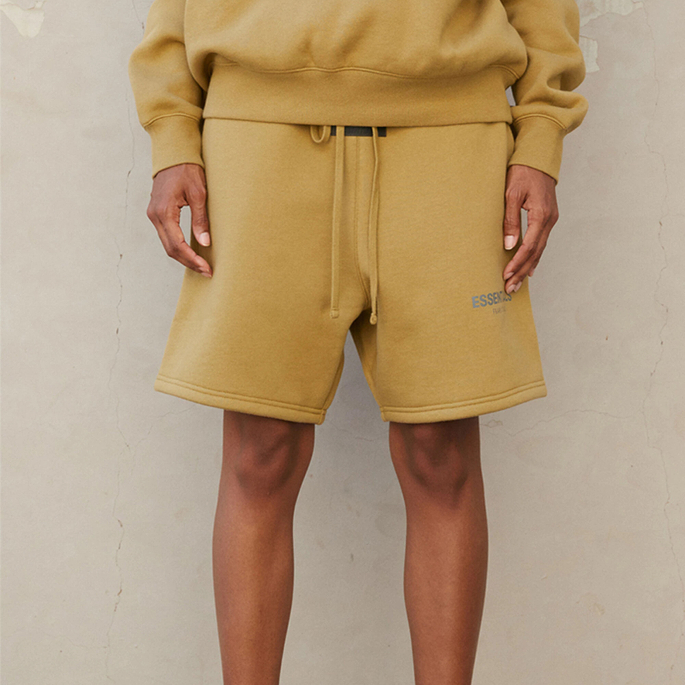 Fear of God Essentials FW21 Sweatshort Amber Logo