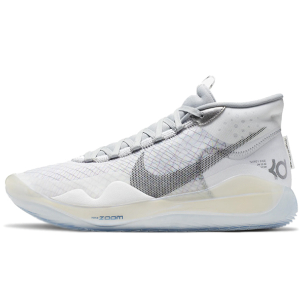 Nike KD 12 Zoom White Wolf Grey