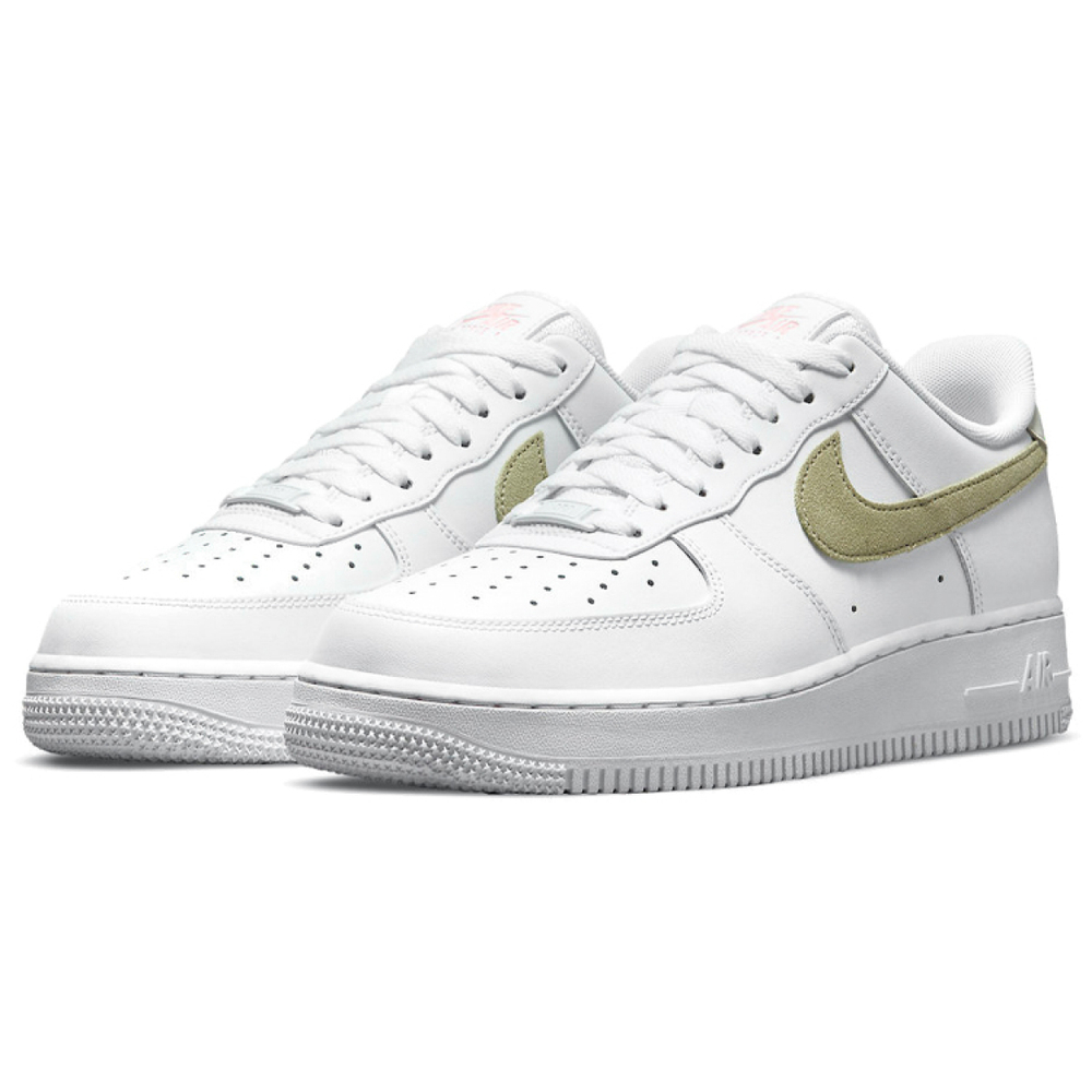 Nike Air Force 1 Olive Suede Swooshes