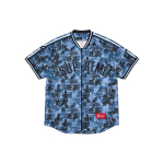 Supreme FW21 Week 6 Kanji Camo Zip Up Baseball Jersey