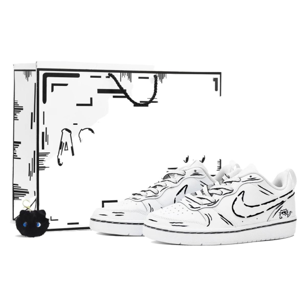 【 】 Nike Court Borough 2 ABLOODINGABLOODING GS