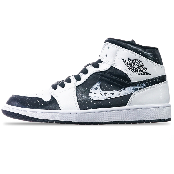 【 】 Jordan Air Jordan 1 Mid "Black White"