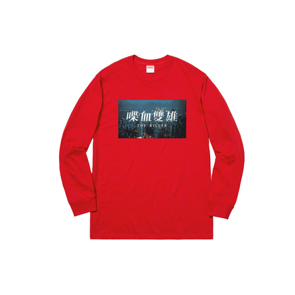 Supreme FW18 The Killer L/S Tee Red T