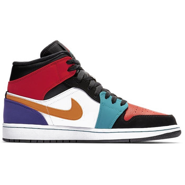 Jordan Air Jordan 1 Mid White/Red/Multi