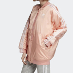 Adidas originals Long Bomber Jacket Glow Pink