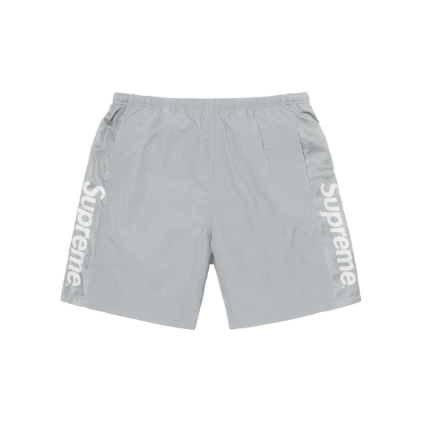 Supreme Week 18 Mesh Panel Water Short Logo
