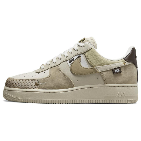 Nike Air Force 1 tan bling