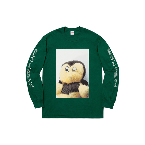 Supreme FW18 Mike Kelley AhhYouth! L/S Tee Dark Green T