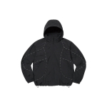 Supreme FW23 WEEK2 LOGO PIPING HOODED TRACK JACKET Logo