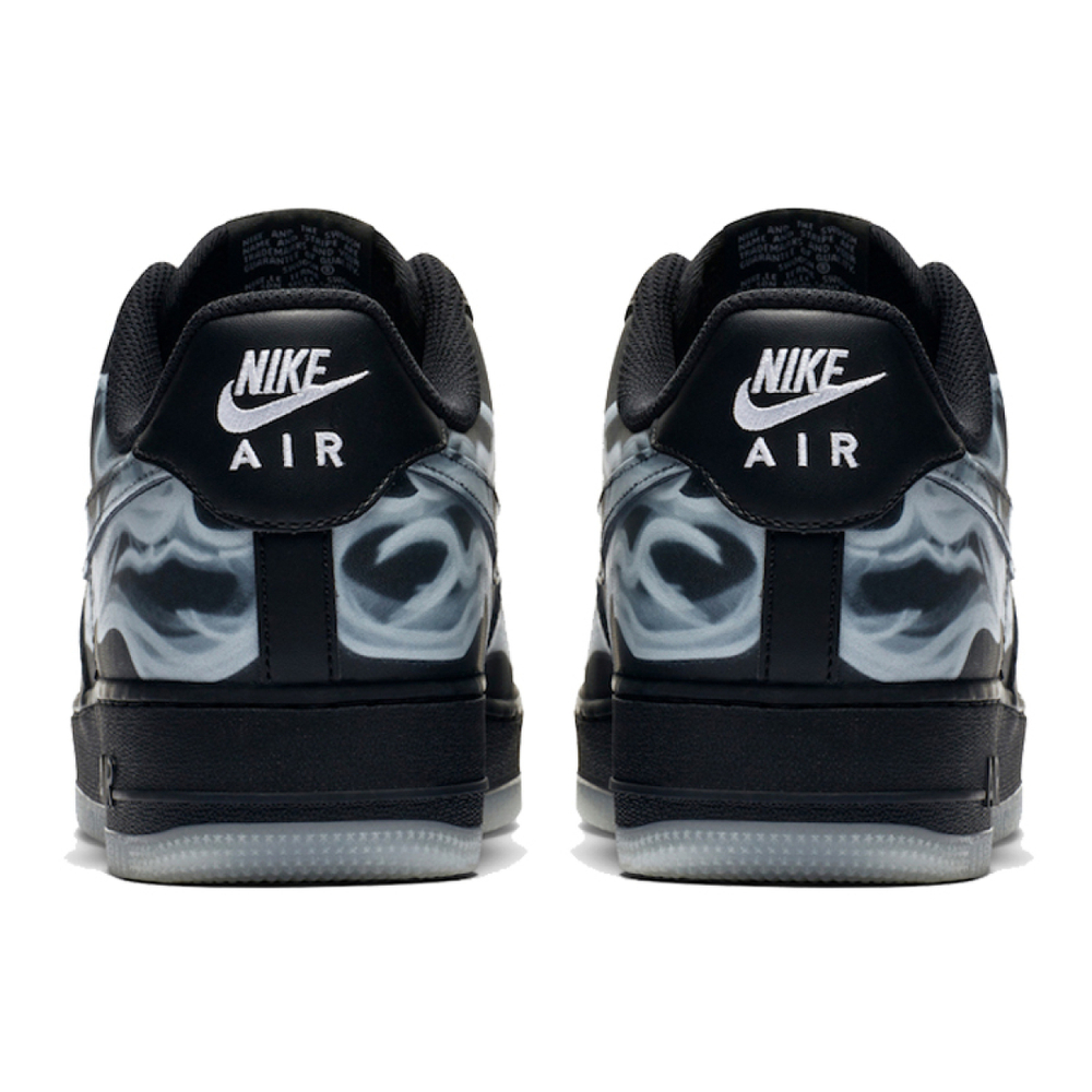Nike Air Force 1 Skeleton 'Black on Black'