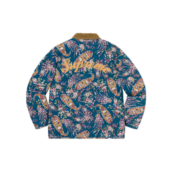 Supreme FW19 Week 4 Quilted Paisley Jacket