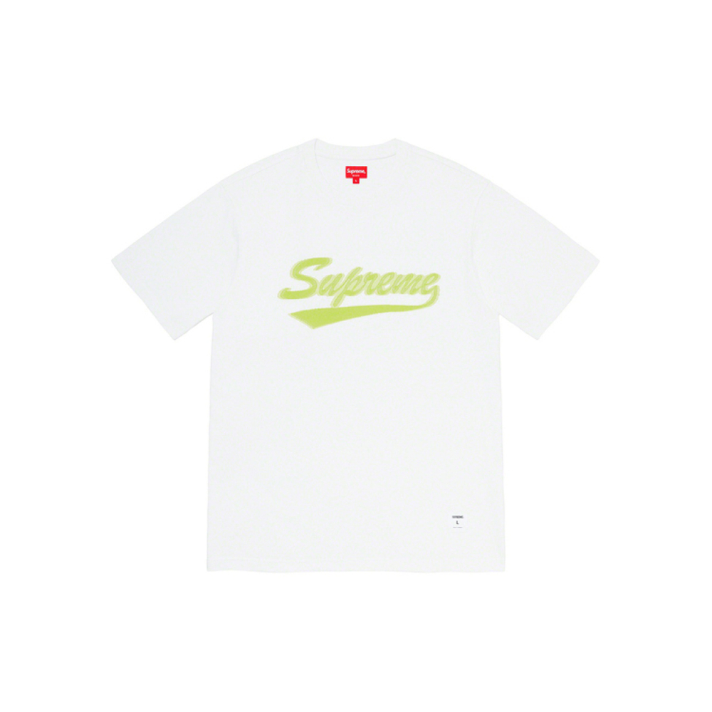 Supreme SS20 Week 7 Intarsia Script S/S Top Logo T