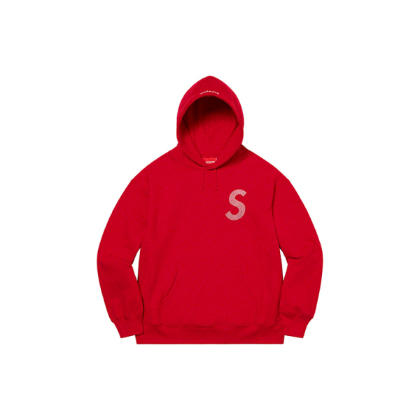 Supreme Week 6 x Swarovski S Logo Hooded Sweatshirt S
