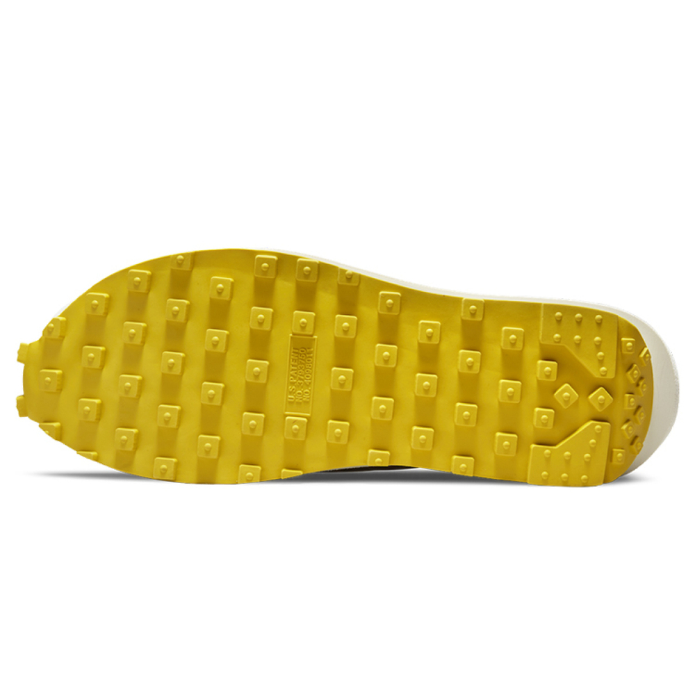 Sacai x Nike LDWaffle black and bright citron
