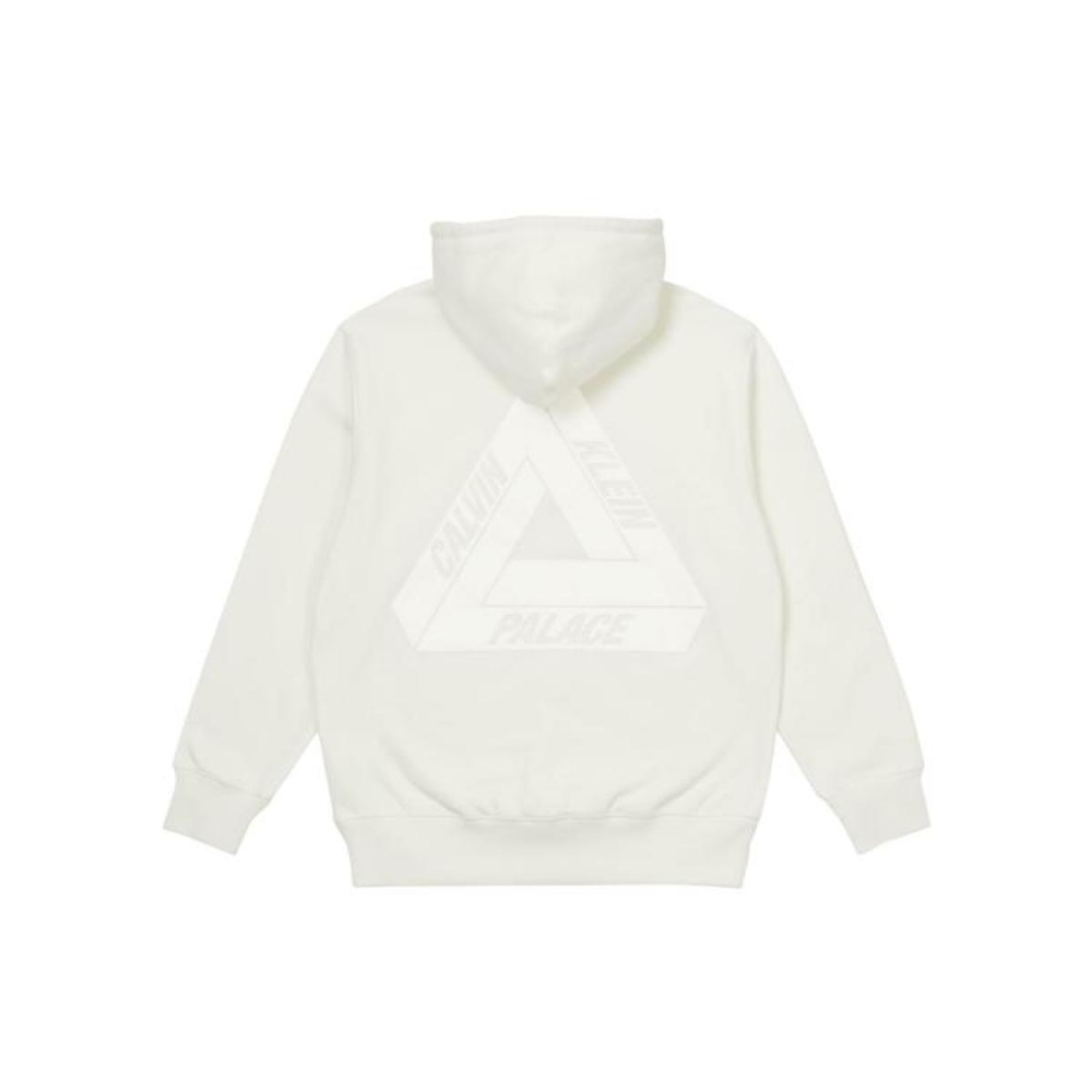 PALACE x Calvin Klein Tri-ferg Hood Light Grey Marl Logo
