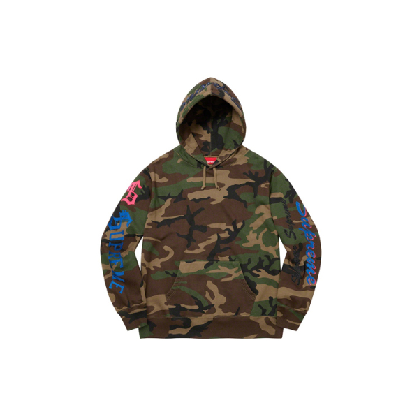 Supreme FW21 Week 1 Multi Logo Hooded Sweatshirt