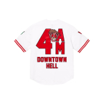 Supreme x Mitchell & Ness FW23 WEEK5 DOWNTOWN HELL BASEBALL JERSEY T