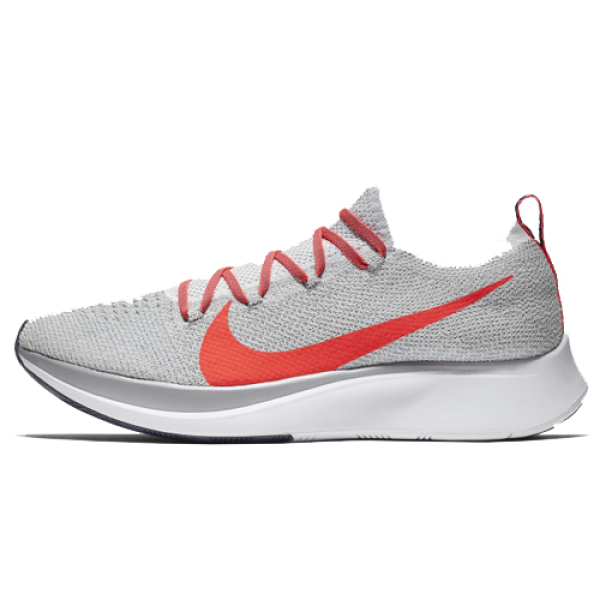 Nike Zoom Fly 1 Flyknit Pure Platinum Bright Crimson