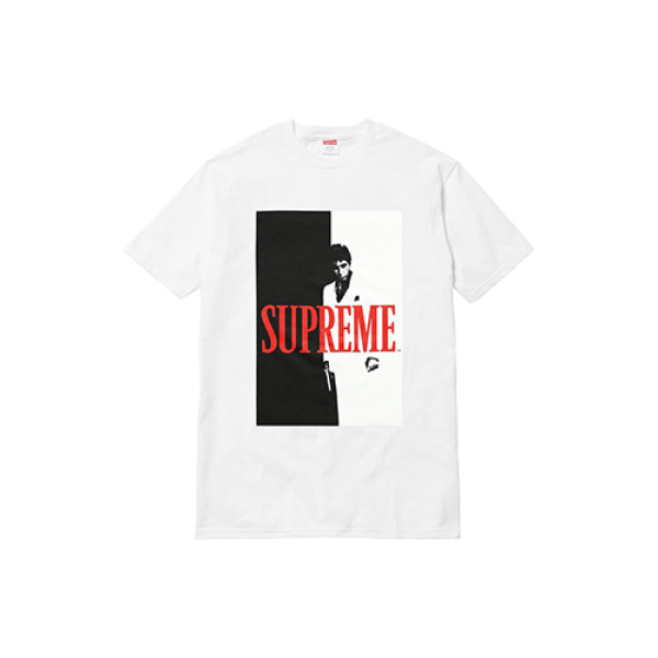 Supreme FW17 Scarface Split Tee White T