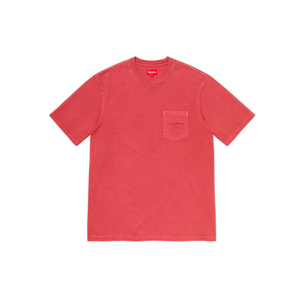 Supreme SS20 Week 16 Overdyed Pocket Tee Logo T