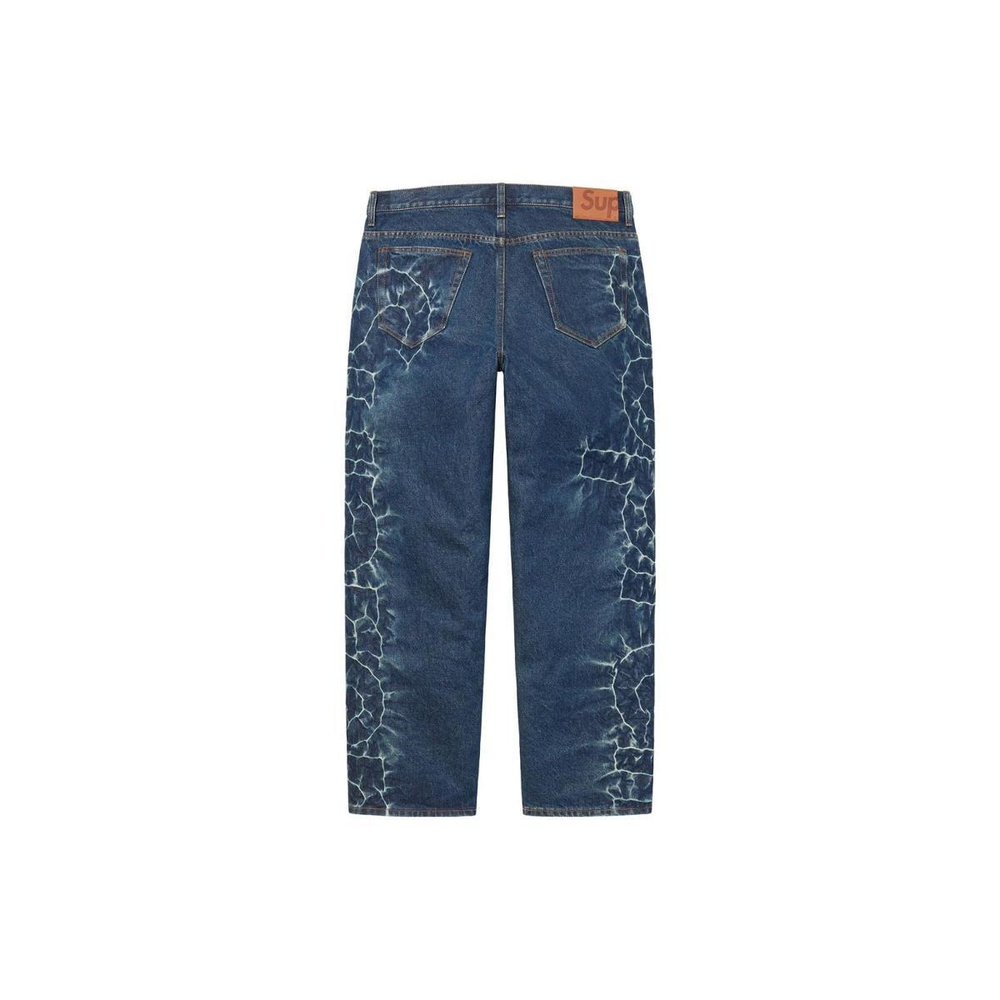 Supreme SS23 Week 1 SHIBORI LOOSE FIT JEAN Logo