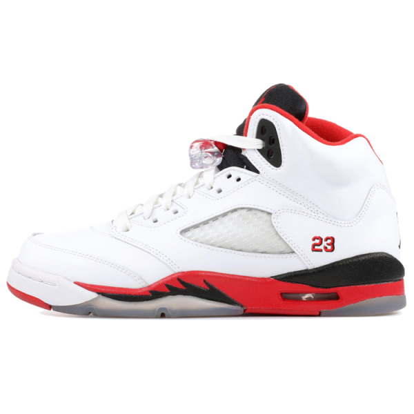Jordan Air Jordan 5 Retro Fire Red Black Tongue 2013