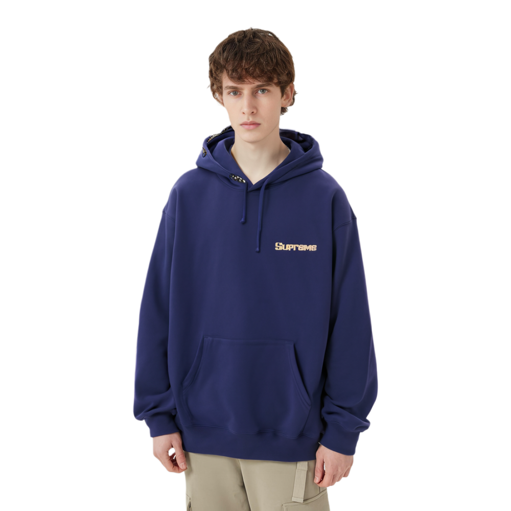 Supreme FW20 Week 1 Pharaoh Studded Hooded Sweatshirt