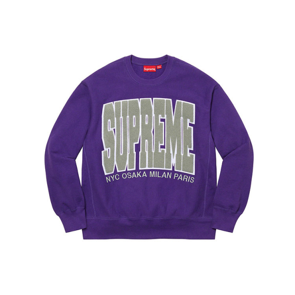 Supreme FW21 Week 1 Cities Arc Crewneck Logo